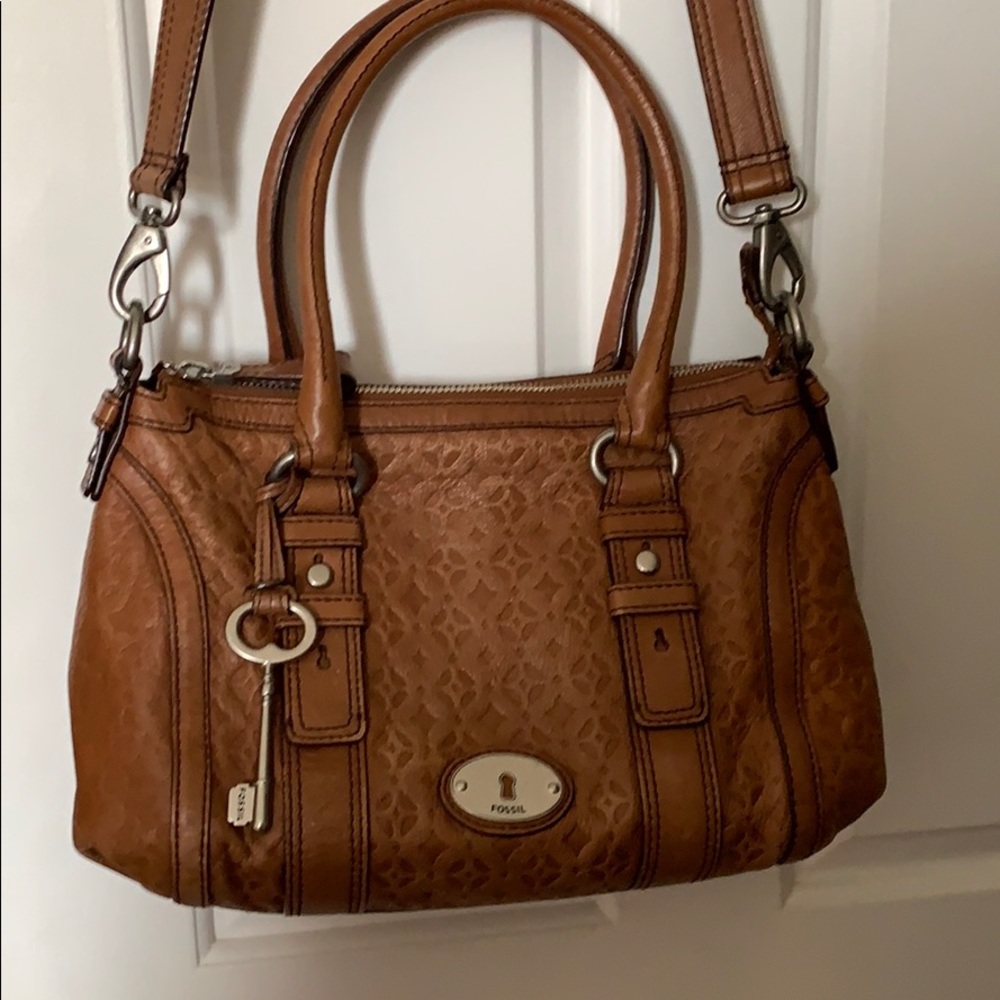Fossil Maddox Shoulder Satchel Handbag